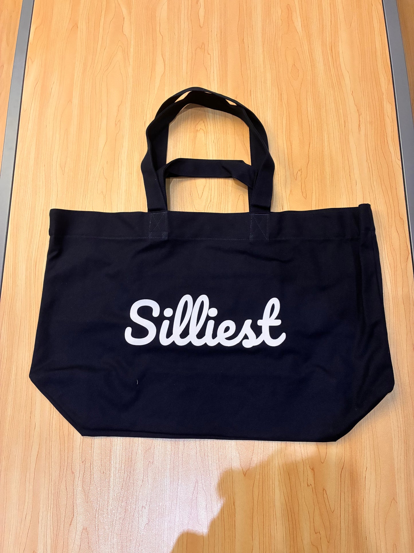 Silliest Logo Puff Print Bag