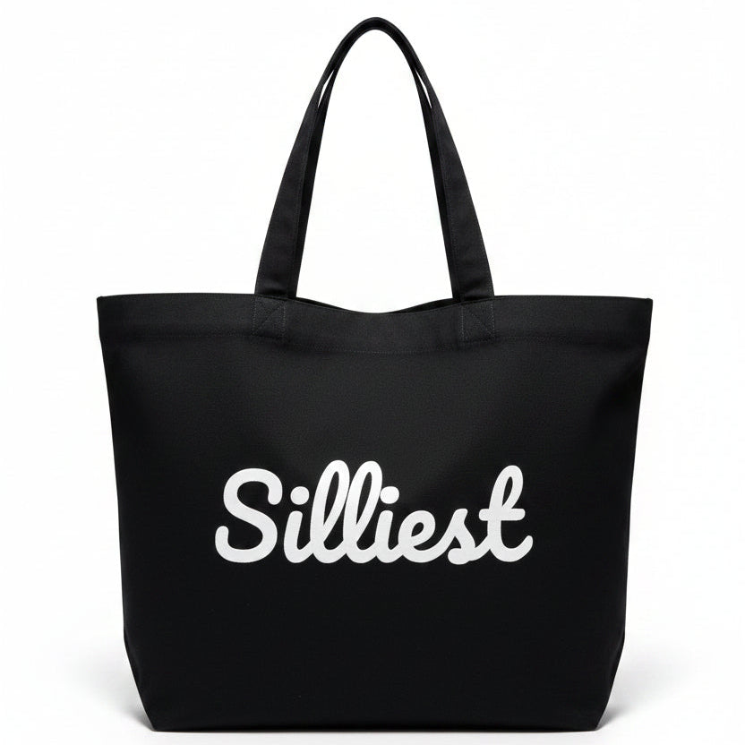 Silliest Logo Puff Print Bag