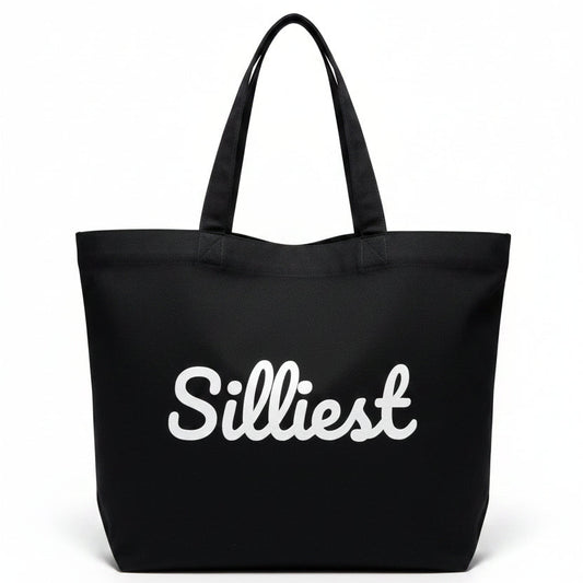 Silliest Logo Puff Print Bag