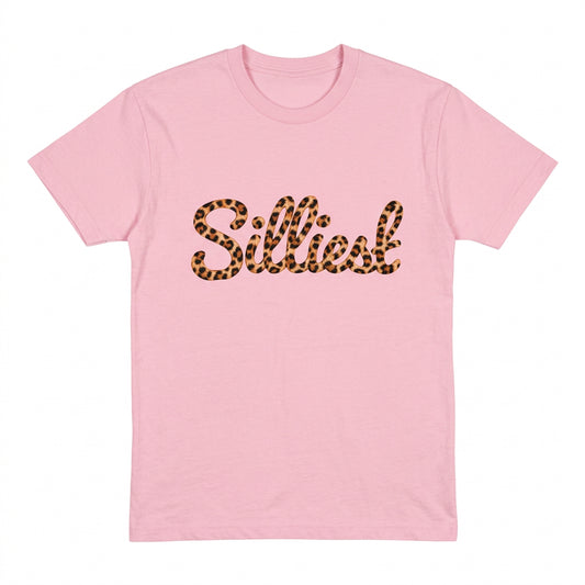 Silliest Logo Leopard Print Tee