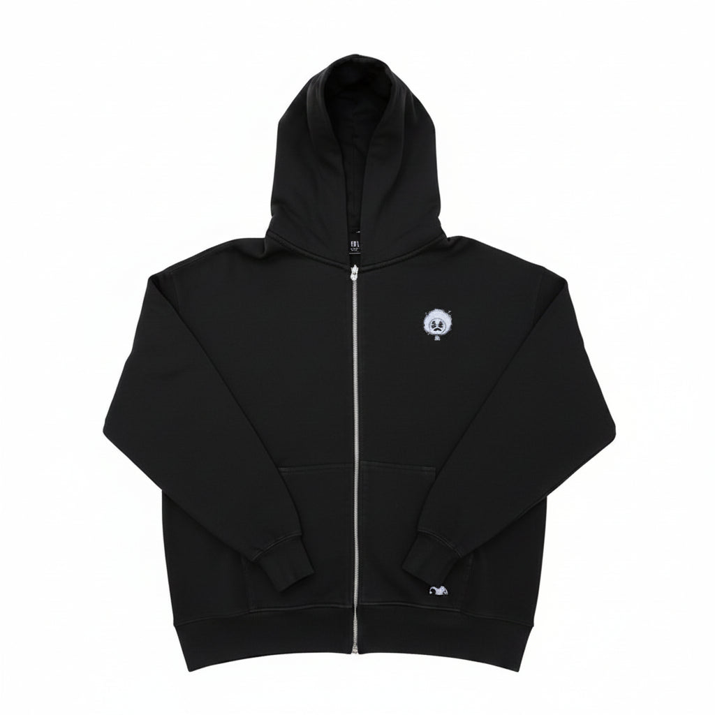 Dazed Garment Dyed Heavyweight Dual Zipper Hoodie