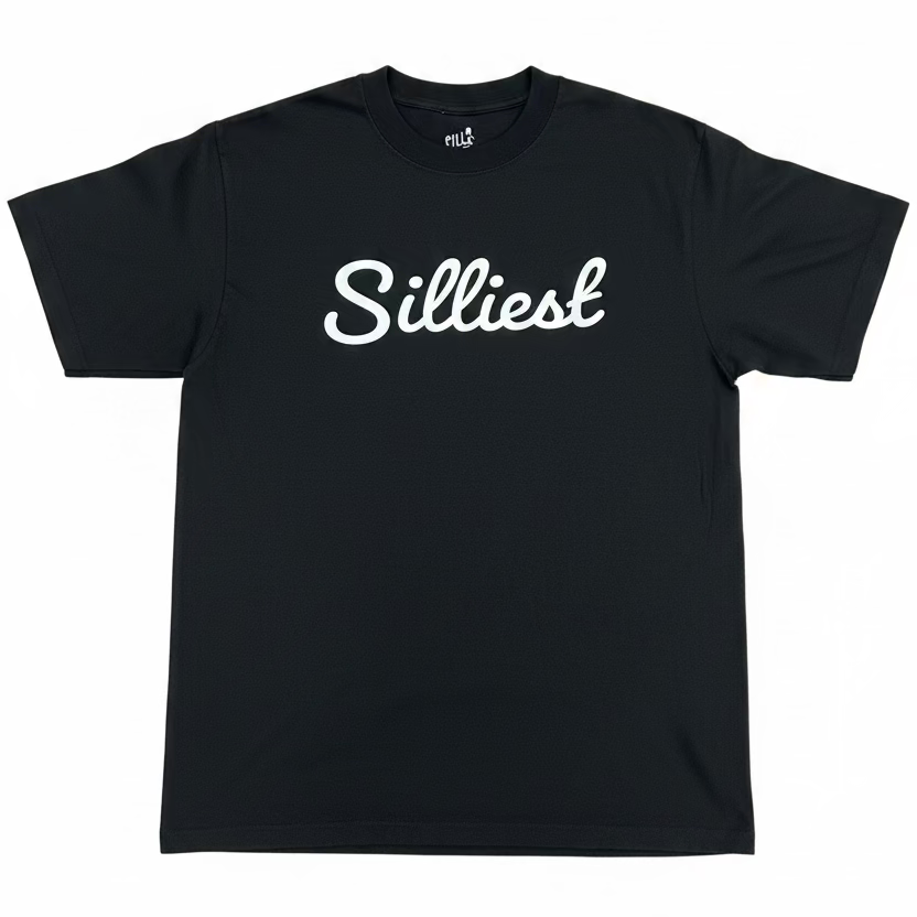 Silliest Logo Oversized Heavyweight Garment Dyed Tee