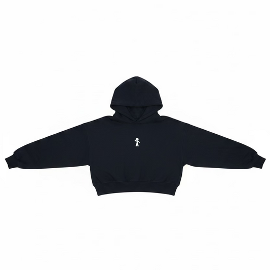 Together Forever Revisited Womenโs Cropped Garment Dyed Heavyweight Hoodie