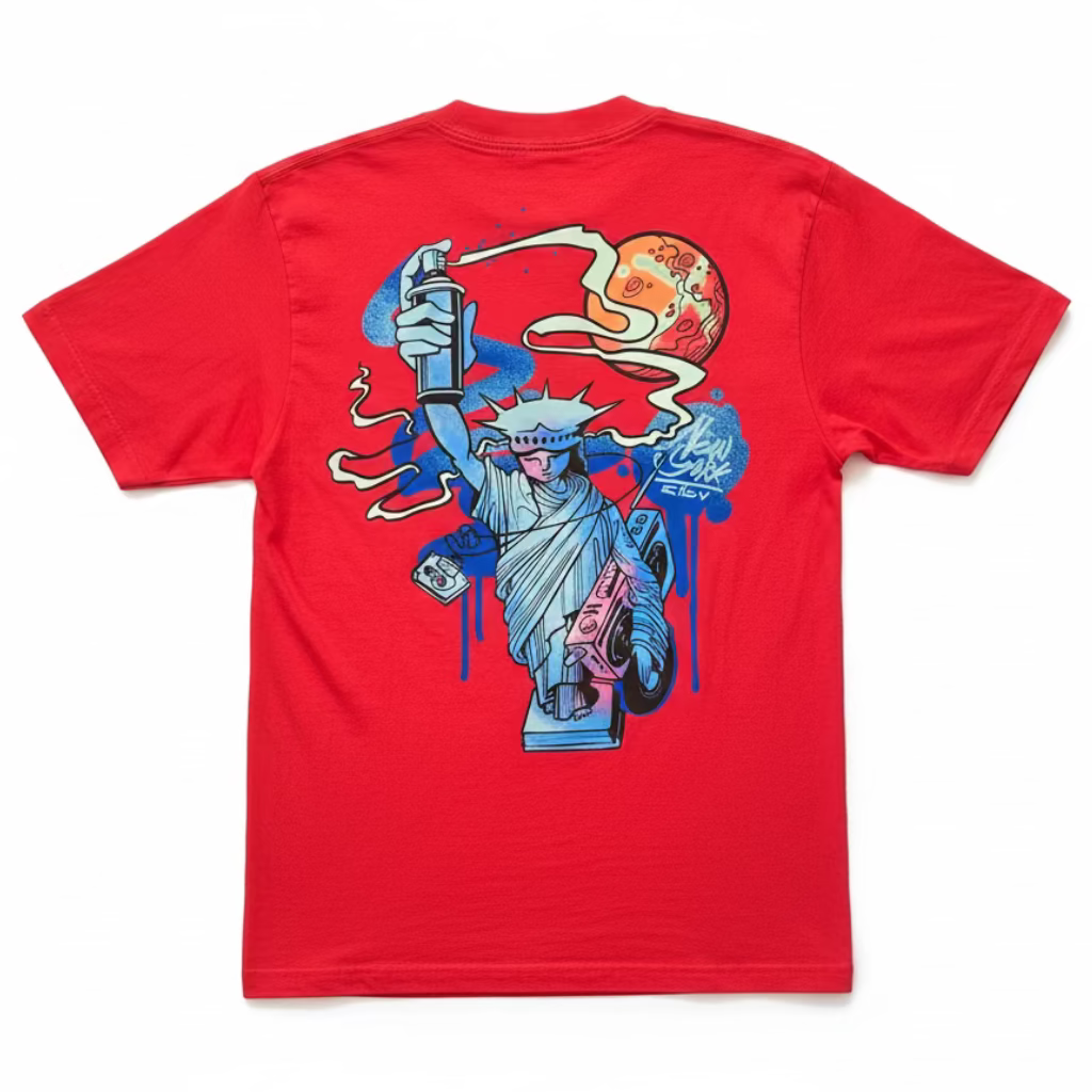 NYC Hip-Hop Garment Dyed Oversized Tee