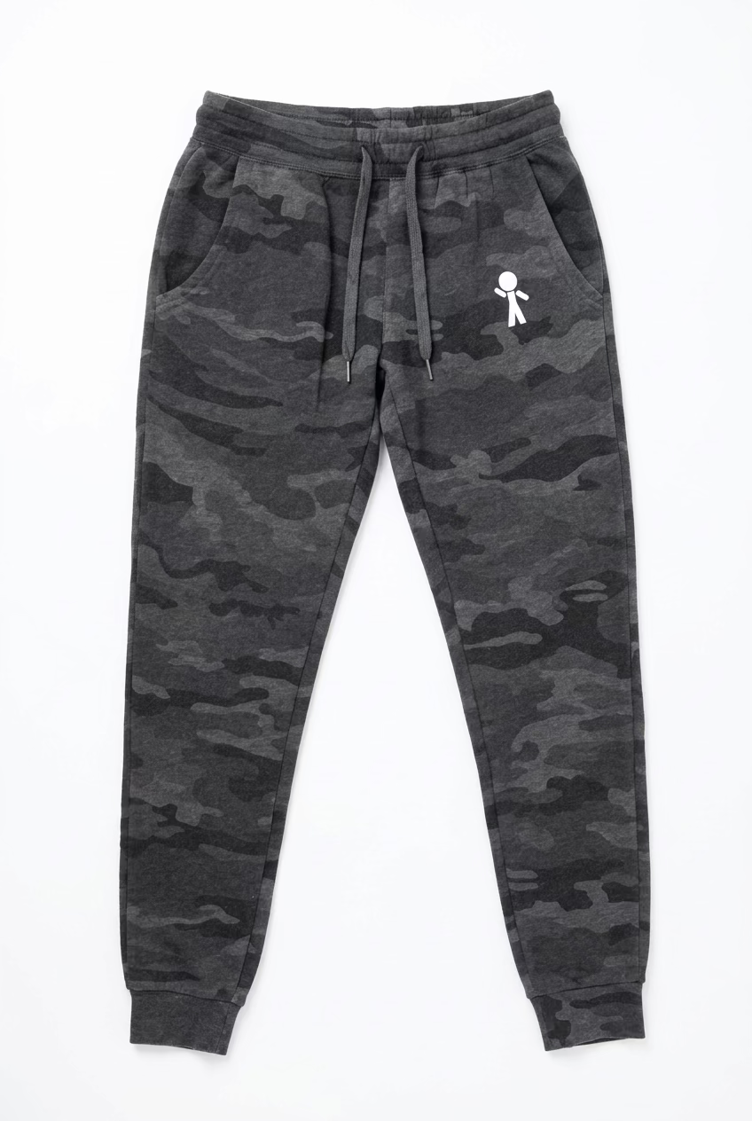 Y-Guy Women’s Black Camo Logo Pants
