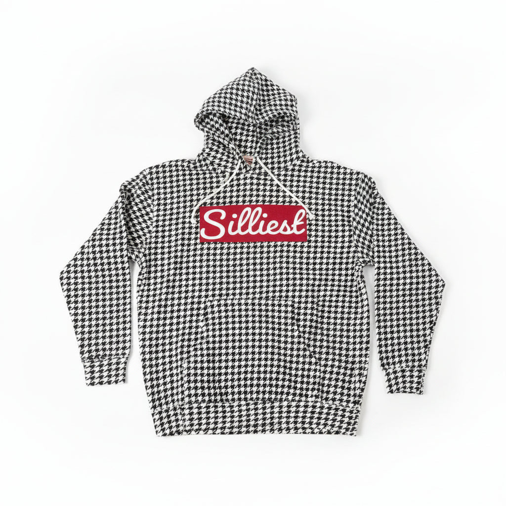 Silliest Limited Edition Houndstooth AOP Hoodie (aka The Hound)