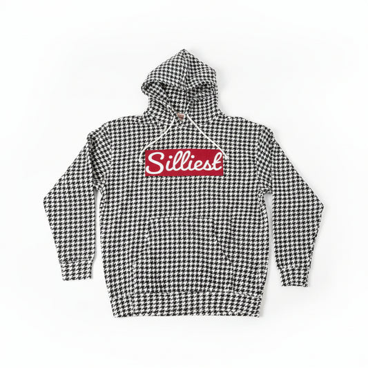 Silliest Limited Edition Houndstooth AOP Hoodie (aka The Hound)