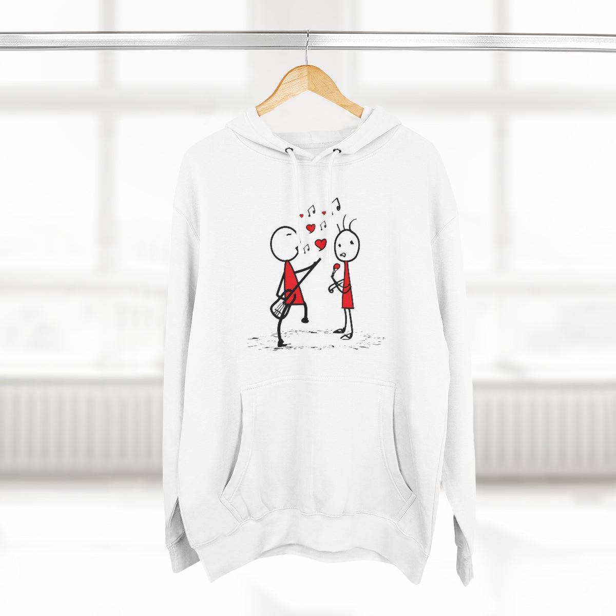 My Heart's Stereo Unisex Premium Pullover Hoodie