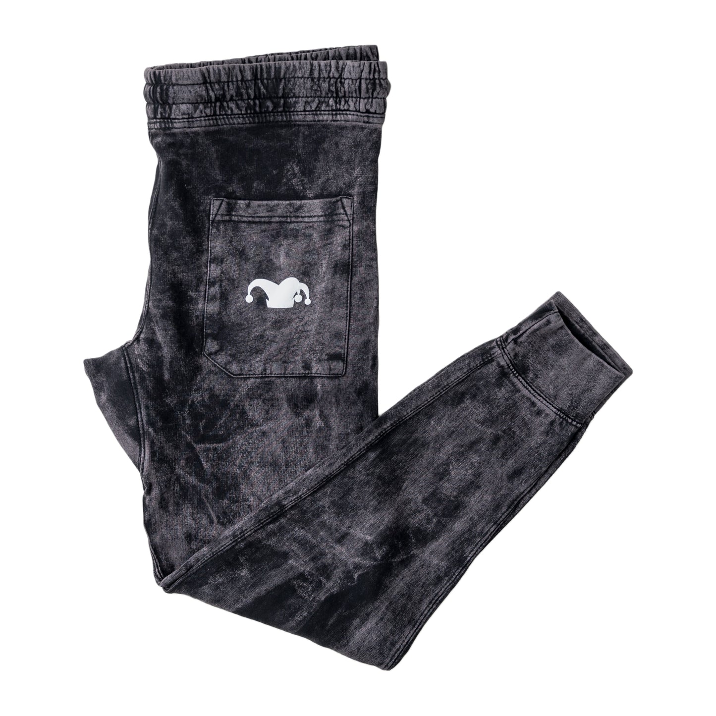 Young-At-Heart Black Cloud Unisex Vintage Joggers