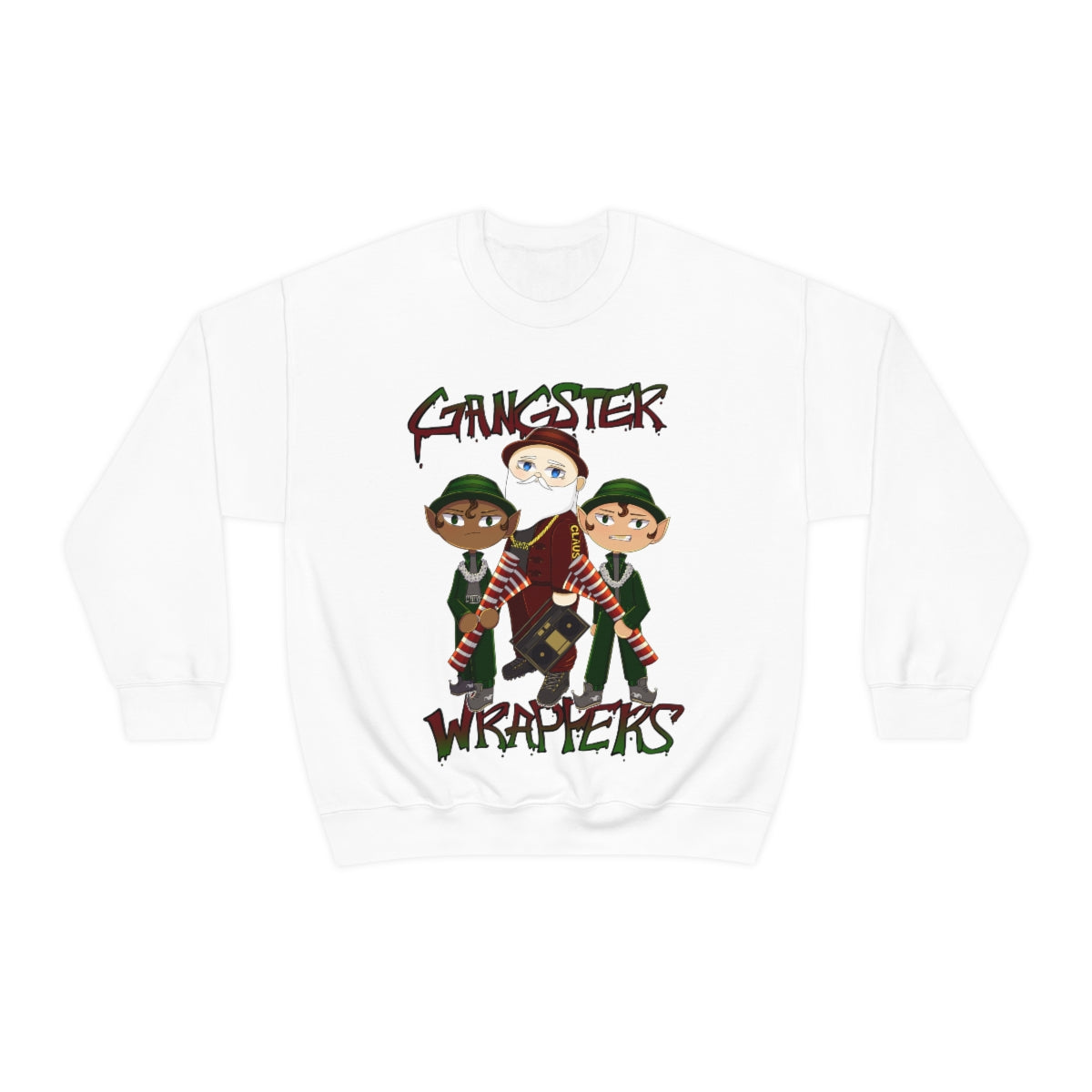 Gangster Wrappers Unisex Heavy Crewneck Sweatshirt