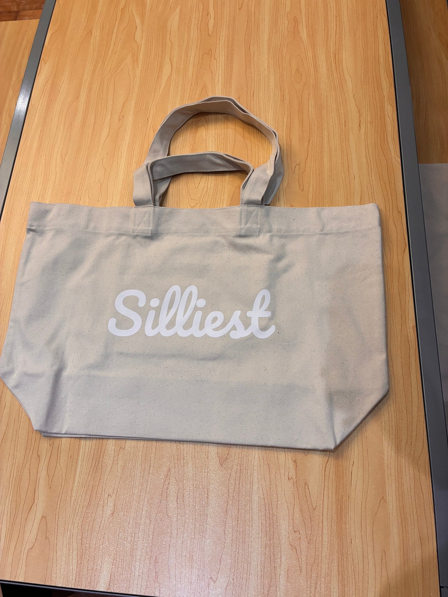 Silliest Logo Puff Print Bag