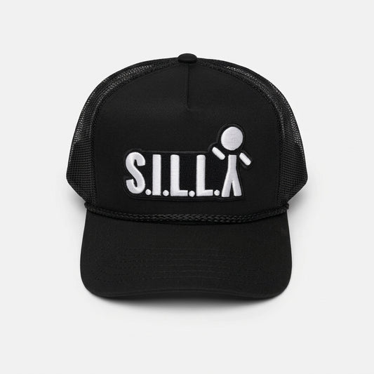 S.I.L.L.Y 3d Puff Logo Cotton Blend/Mesh Trucker