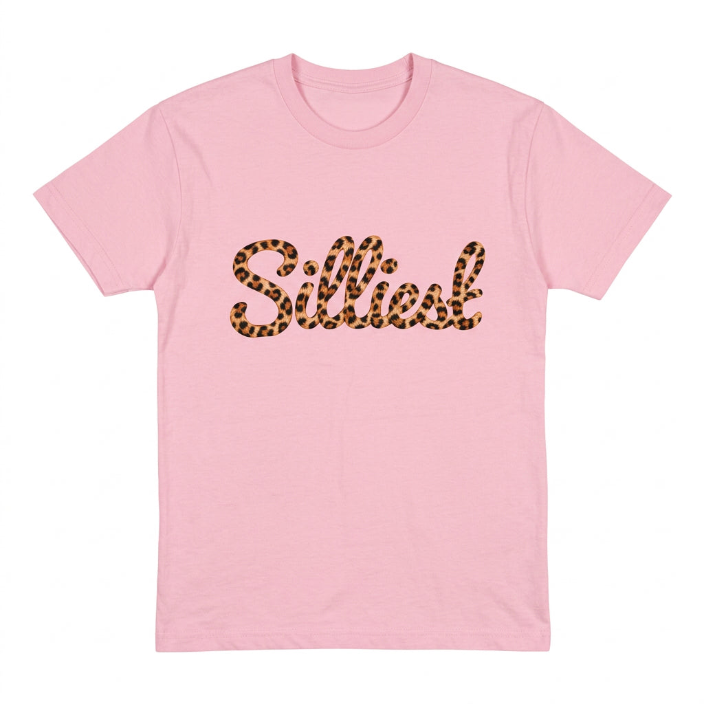 Silliest Logo Leopard Print Tee