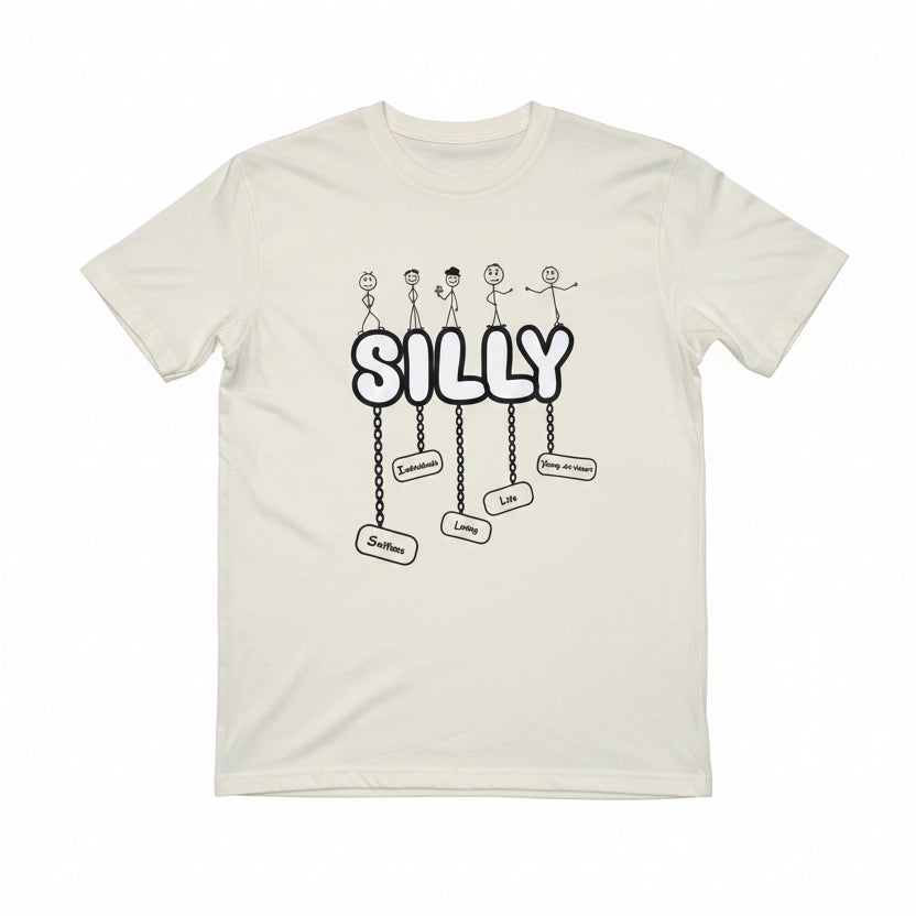 S.I.L.L.Y Bubble Definition Unisex Cotton Tee