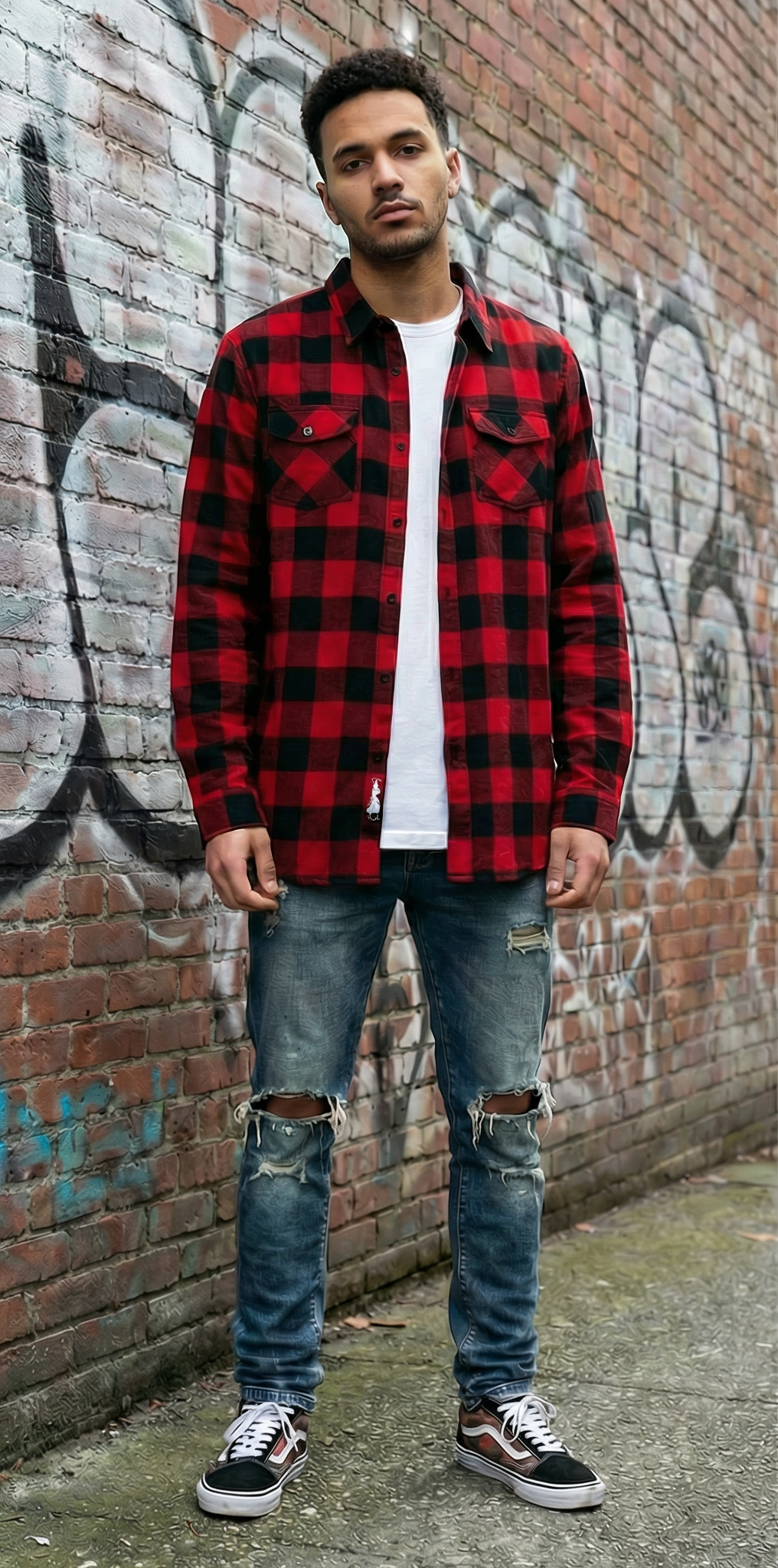 Young-At-Heart Button Up Flannel Shirt