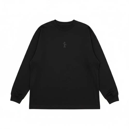 Young-At-Heart Y-Guy Puff Print Long Sleeve Tee