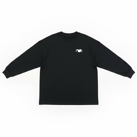 Silliest Puff Print Jester Logo Long Sleeve Tee