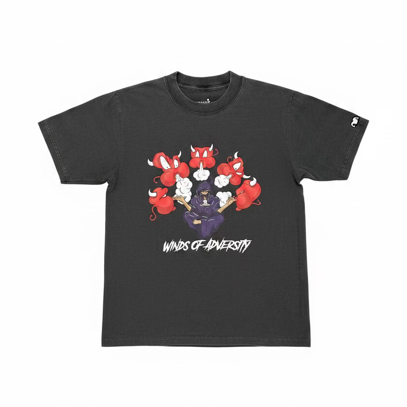 Winds Of Adversity Heavyweight Garment Dyed Oversized Tee
