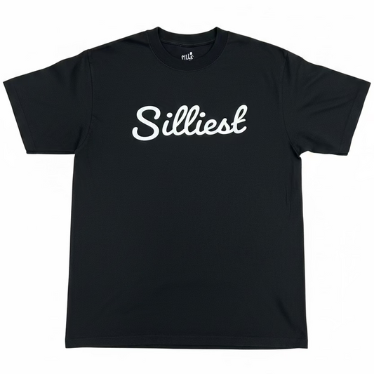 Silliest Logo Oversized Heavyweight Garment Dyed Tee