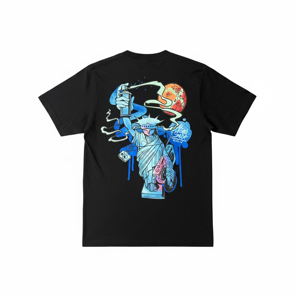 NYC Hip-Hop Garment Dyed Oversized Tee