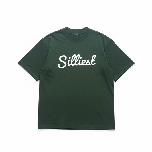 Silliest Logo Oversized Heavyweight Garment Dyed Tee