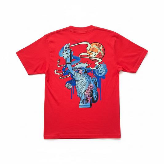 NYC Hip-Hop Garment Dyed Oversized Tee