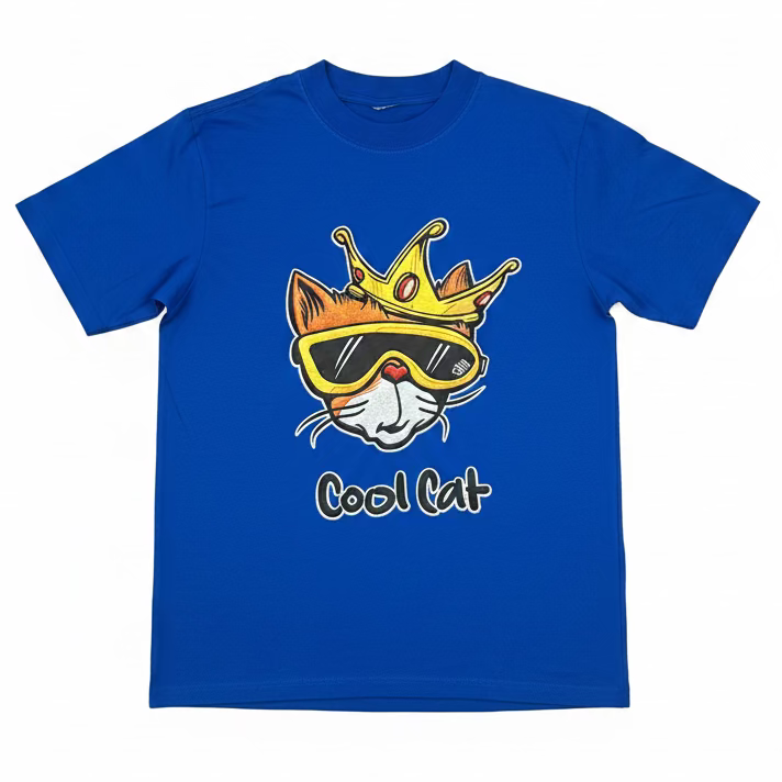 Cool Cat Oversized Garment Dyed Heavyweight Tee