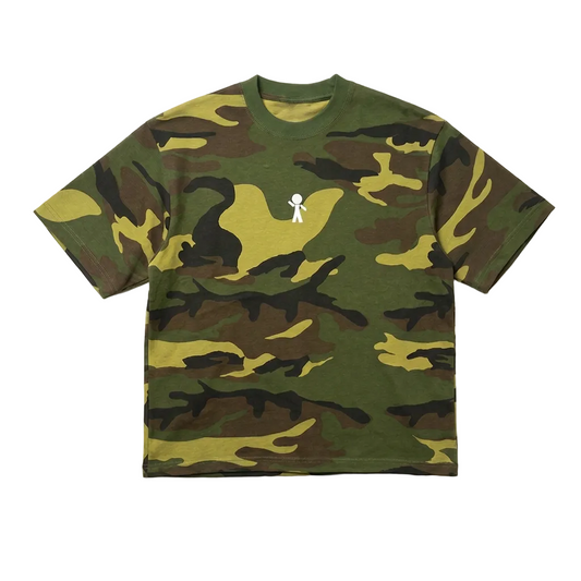 Y-Guy Logo Camo Cropped Tee