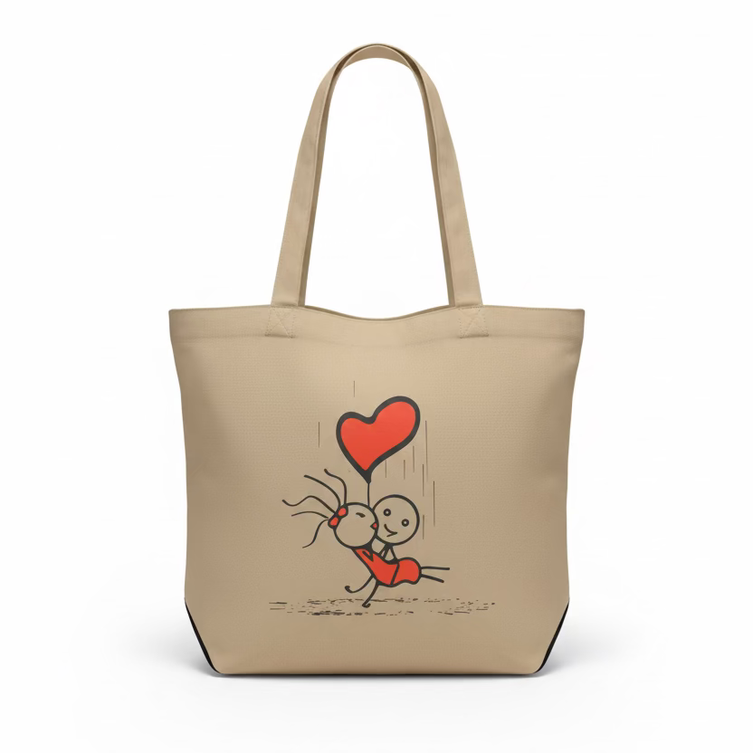 Falling For You Canvas Tote Bag