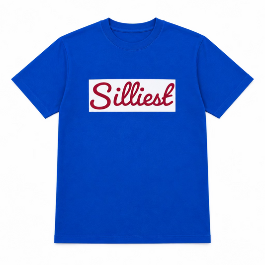 Silliest White Box Heavyweight Oversized Garment Dyed Tee