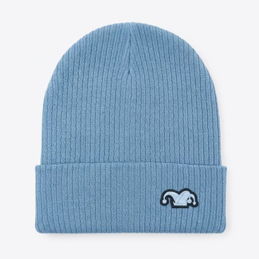 Silliest Embroidered Jester Patch Organic Cotton Beanie