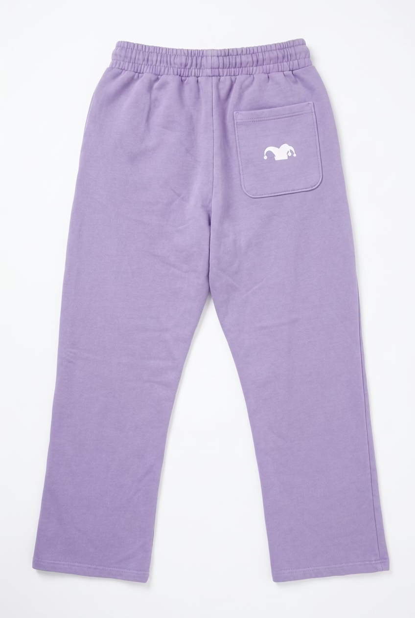 Young-At-Heart Y-Guy Logo Oversized Vintage Washed Straight Leg Baggy Sweats