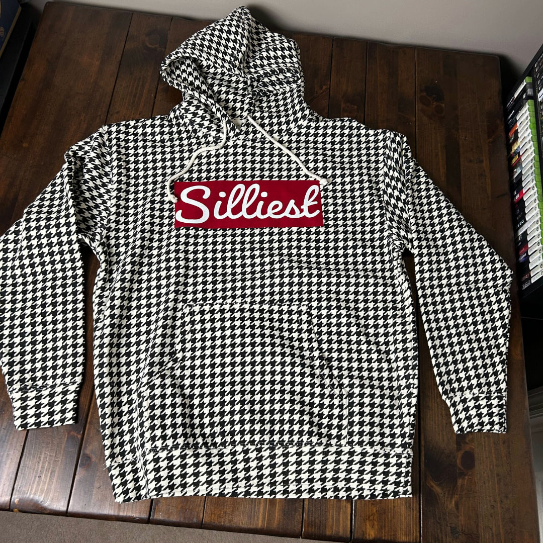 Silliest Limited Edition Houndstooth AOP Hoodie (aka The Hound)