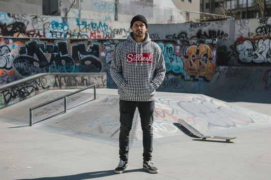 Silliest Limited Edition Houndstooth AOP Hoodie (aka The Hound)