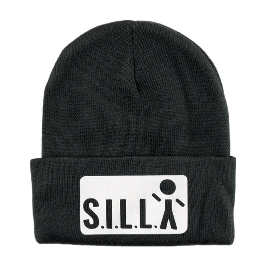 S.I.L.L.Y Brushed Metal Plate Beanie